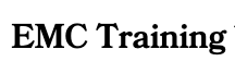EMC Training